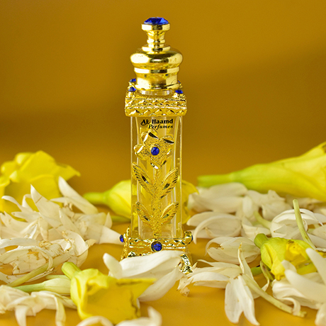 Golden Fancy Attar Tower Bottles  